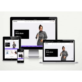 E-Ticaret Giyim Moda Web Paketi Ecomus