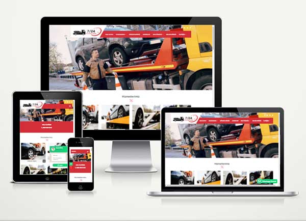 Oto Kurtarma / Oto Çekici  Web Paketi Towing v5.0